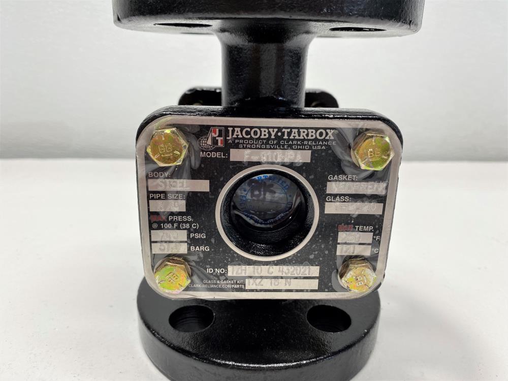 Jacoby Tarbox 3/4" Flanged Sight Flow Indicator, WCB, F-910HPA